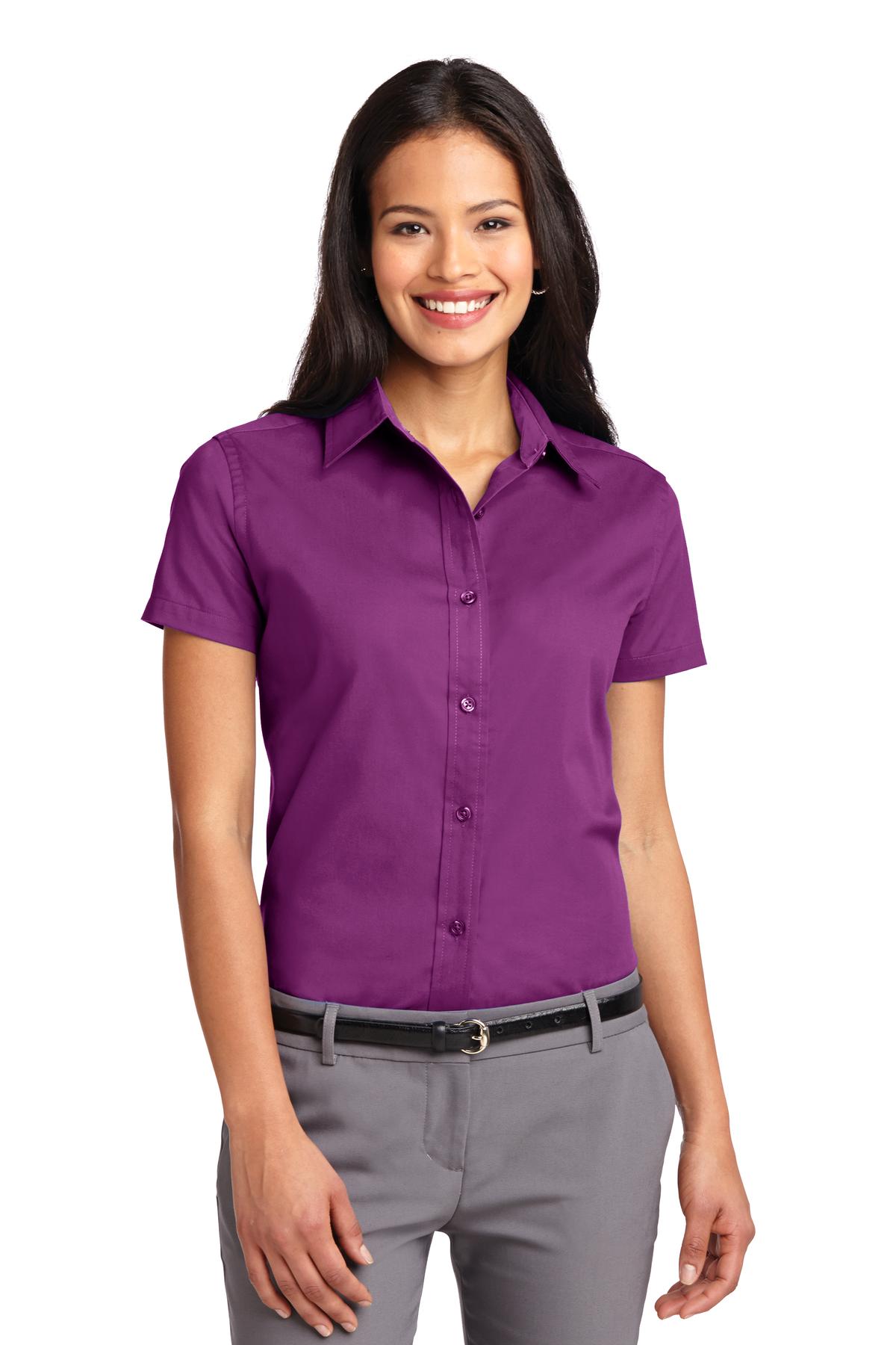 Port Authority Ladies Short Sleeve Easy Care  Shirt.  L508 3 of 3