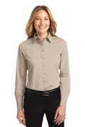 Port Authority Women's Long Sleeve Easy Care Shirt. L608 1 of 3 Womens Apparel Shirts & Tops