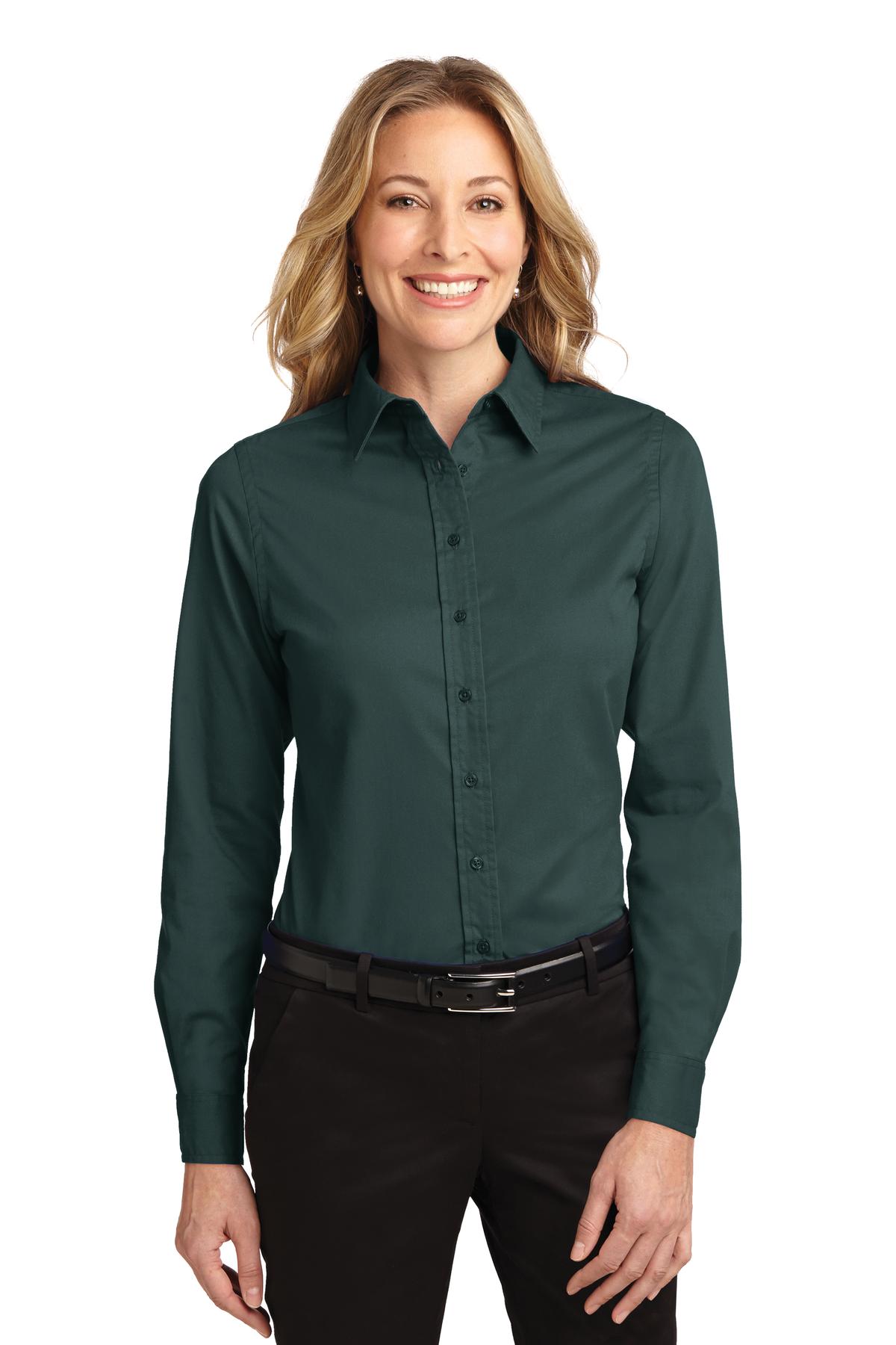 Port Authority Women's Long Sleeve Easy Care Shirt.  L608 2 of 3
