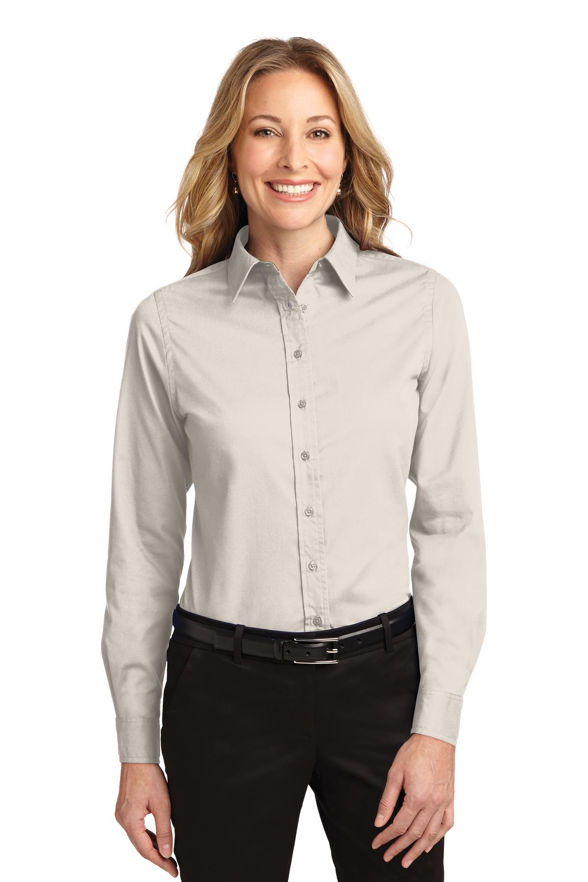 Port Authority Women's Long Sleeve Easy Care Shirt.  L608 2 of 3
