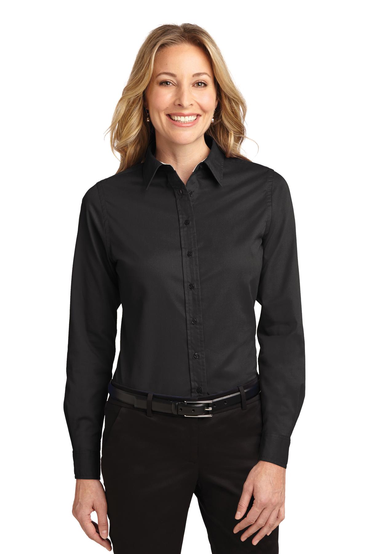 Port Authority Women's Long Sleeve Easy Care Shirt.  L608 2 of 3