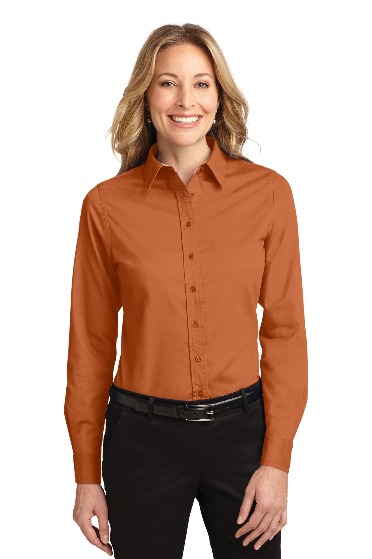 Port Authority Ladies Long Sleeve Easy Care Shirt.  L608 3 of 3
