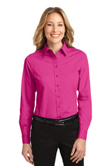 Port Authority Ladies Long Sleeve Easy Care Shirt.  L608 3 of 3