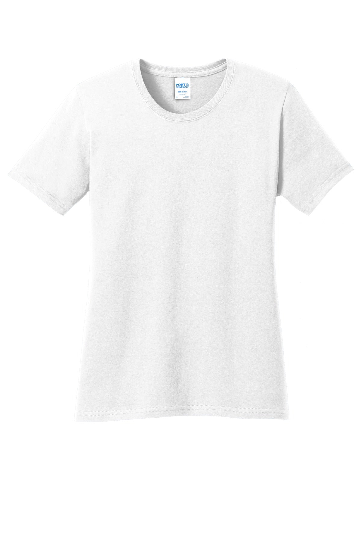 Port & Company Women's Core Cotton Tee. LPC54 3 of 3