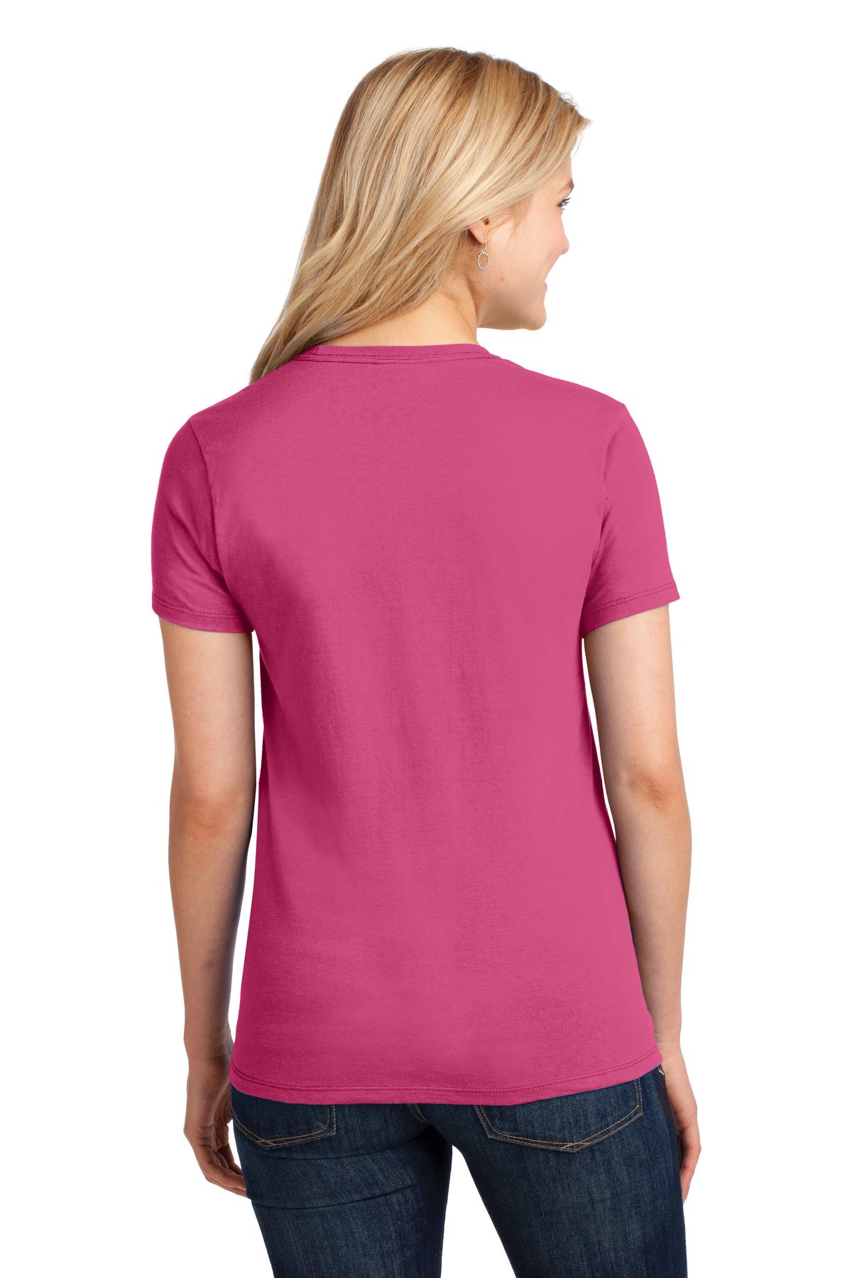 Port & Company Women's Core Cotton Tee. LPC54 3 of 3