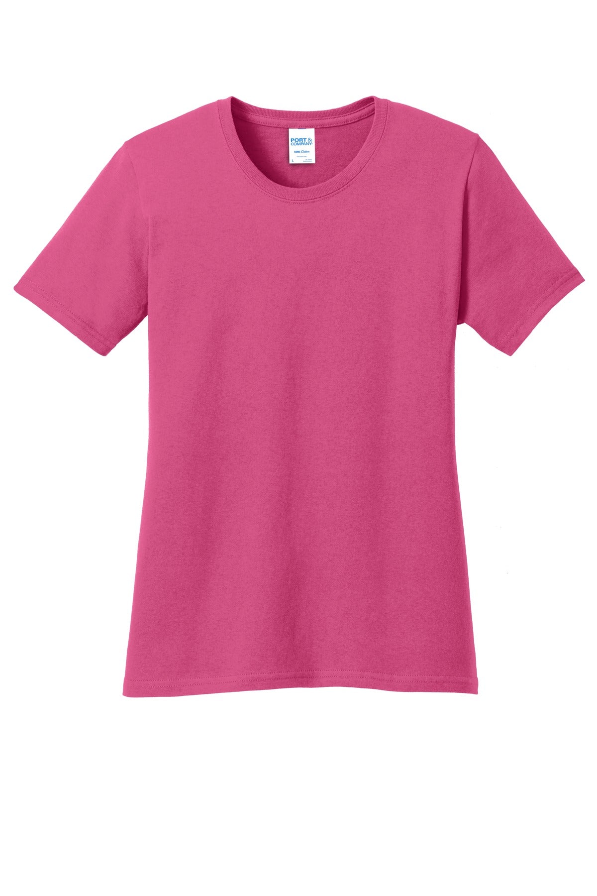 Port & Company Women's Core Cotton Tee. LPC54 3 of 3