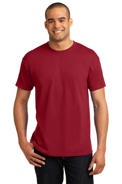 Hanes Men's EcoSmart 50/50 Cotton/Poly T-Shirt.  5170 1 of 2