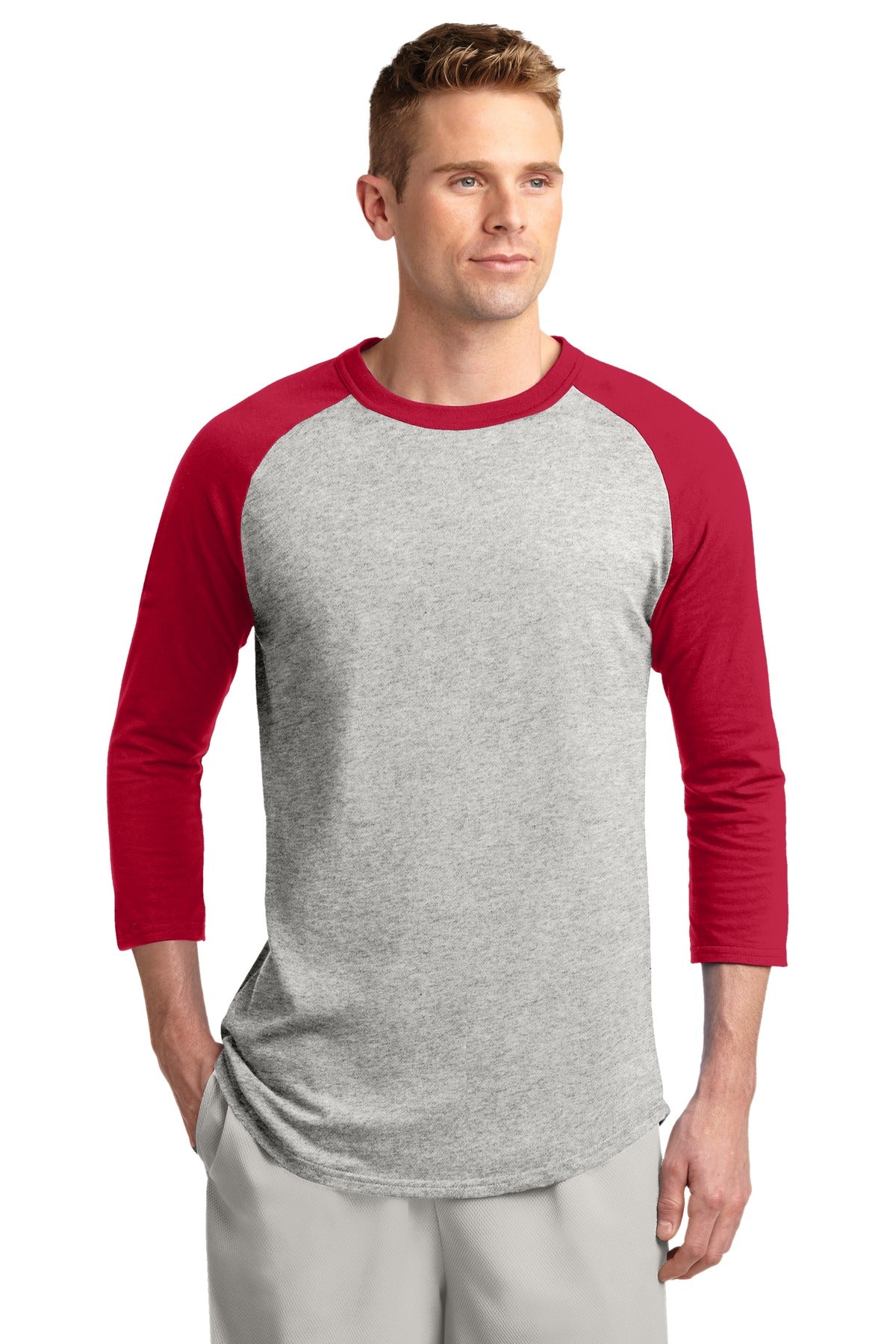 Sport-Tek Men's Colorblock Raglan Jersey
