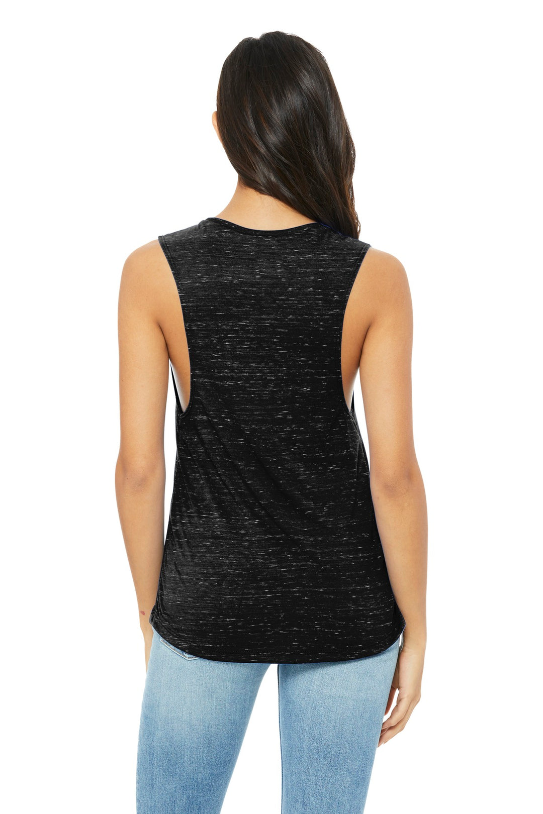 BELLA+CANVAS Women's Flowy Scoop Muscle Tank. BC8803 2 of 2 Bella + Canvas