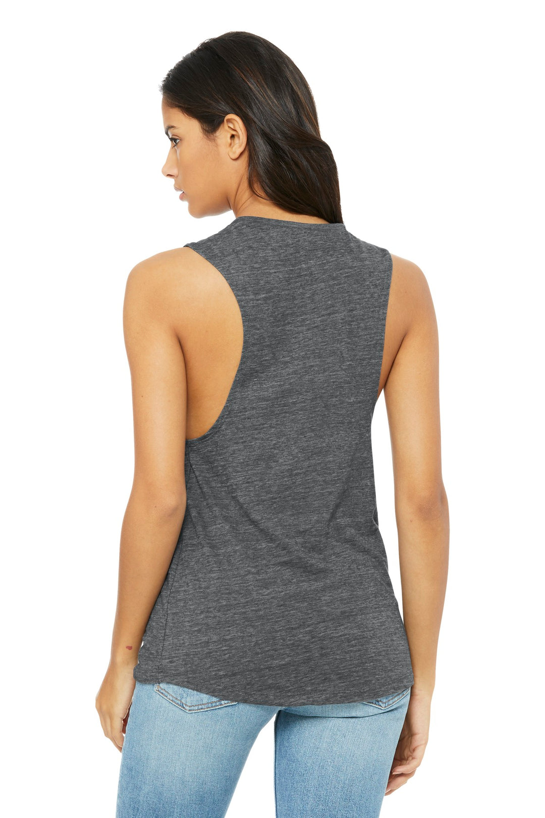 BELLA+CANVAS Women's Flowy Scoop Muscle Tank. BC8803 2 of 2 Bella + Canvas
