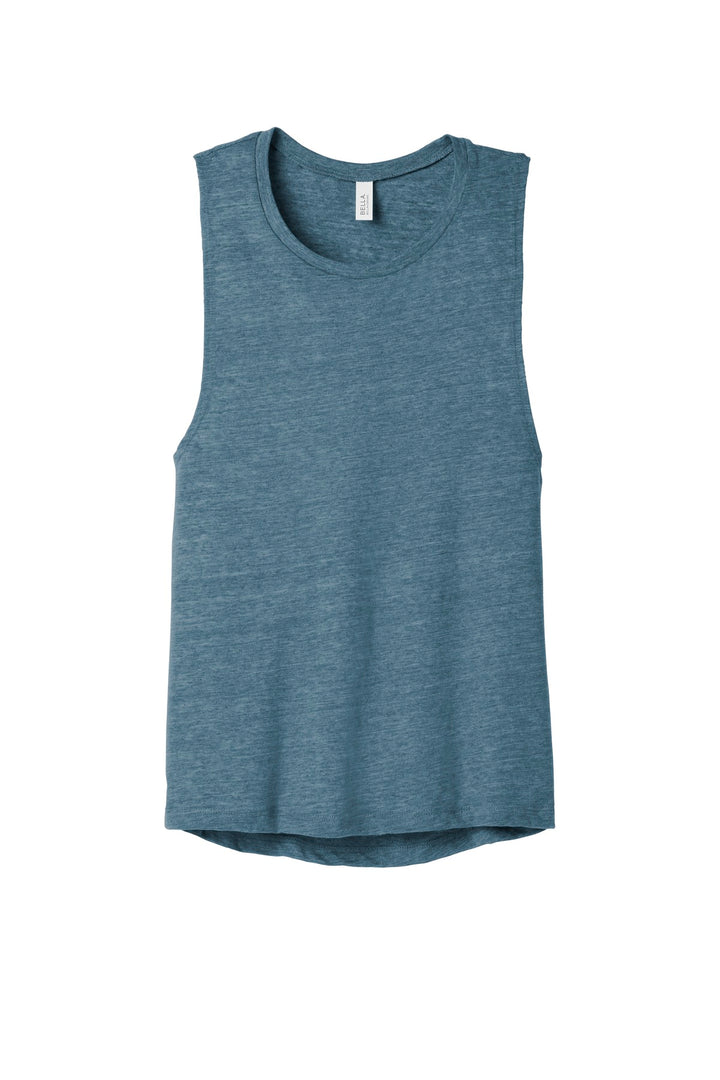 BELLA+CANVAS Women's Flowy Scoop Muscle Tank. BC8803 2 of 2 Bella + Canvas