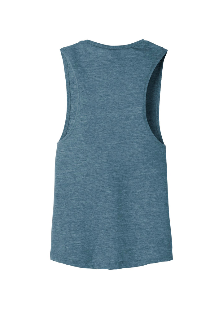 BELLA+CANVAS Women's Flowy Scoop Muscle Tank. BC8803 2 of 2 Bella + Canvas