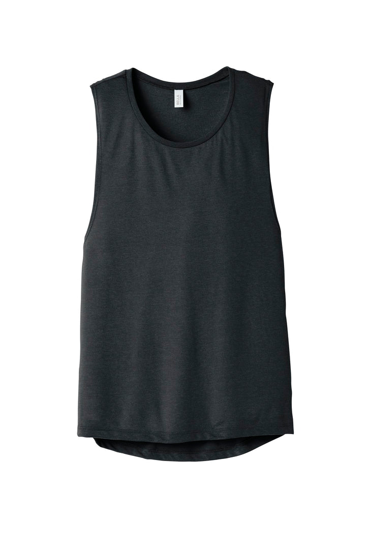 BELLA+CANVAS Women's Flowy Scoop Muscle Tank. BC8803 2 of 2 Bella + Canvas