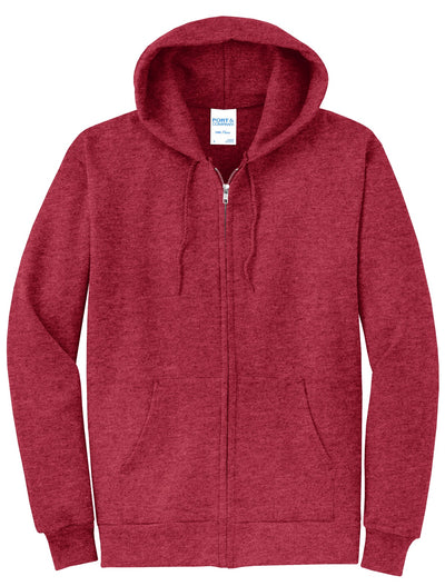 Port & Company Men's Core Fleece Full-Zip Hooded Sweatshirt. PC78ZH 1 of 2