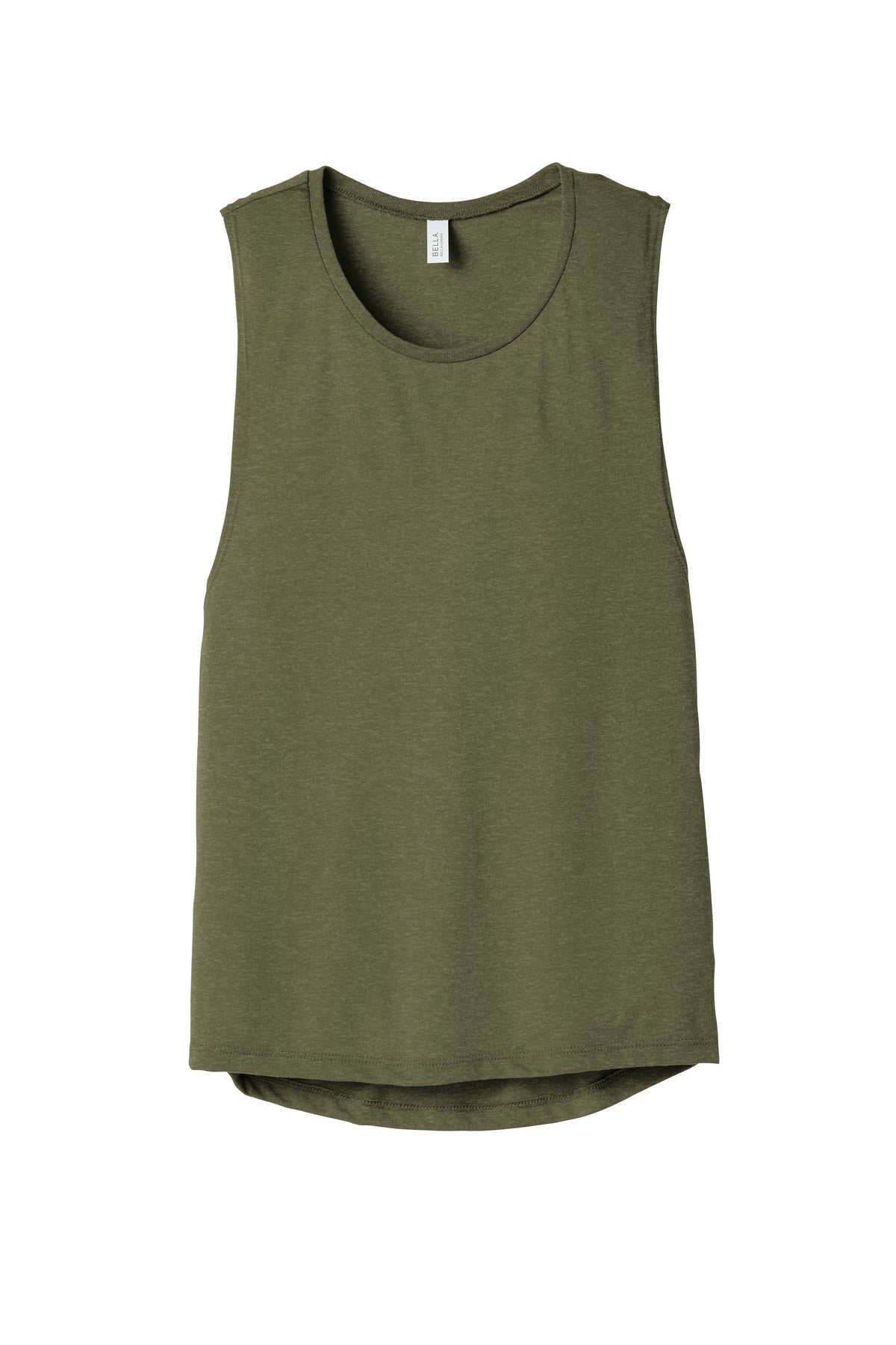 BELLA+CANVAS Women's Flowy Scoop Muscle Tank. BC8803 2 of 2 Bella + Canvas