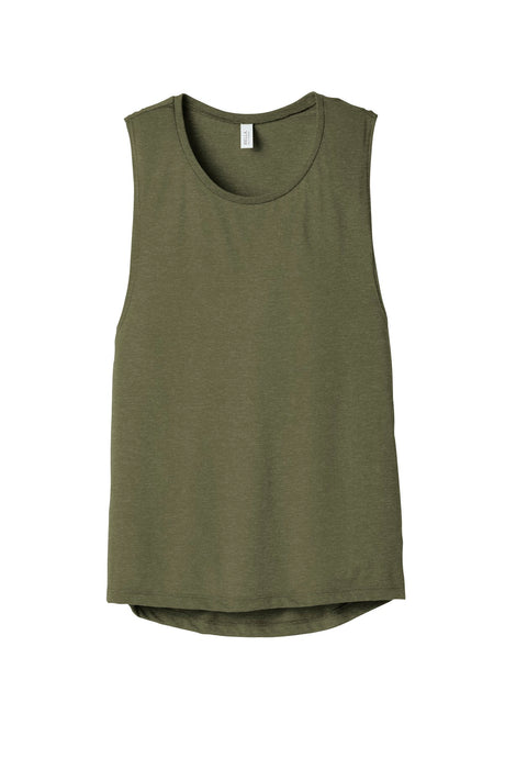 BELLA+CANVAS Women's Flowy Scoop Muscle Tank. BC8803 2 of 2 Bella + Canvas
