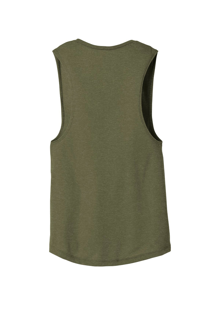 BELLA+CANVAS Women's Flowy Scoop Muscle Tank. BC8803 2 of 2 Bella + Canvas