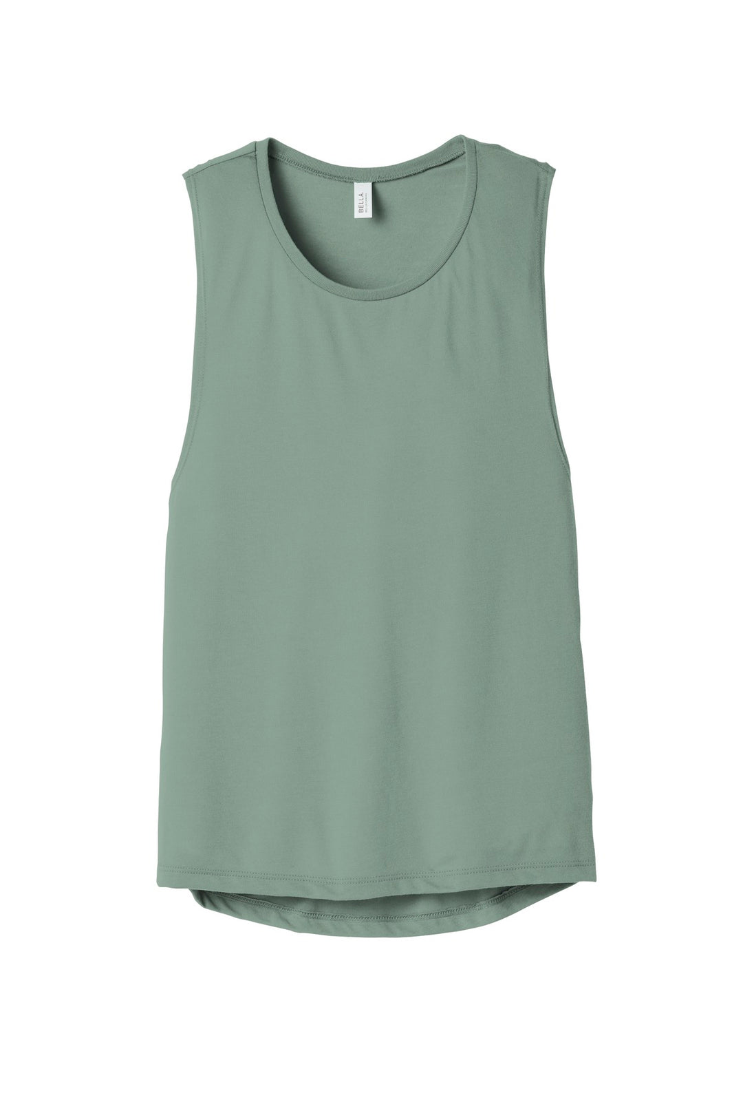 BELLA+CANVAS Women's Flowy Scoop Muscle Tank. BC8803 2 of 2 Bella + Canvas