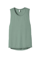BELLA+CANVAS Women's Flowy Scoop Muscle Tank. BC8803 2 of 2 Bella + Canvas
