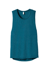 BELLA+CANVAS Women's Flowy Scoop Muscle Tank. BC8803 2 of 2 Bella + Canvas