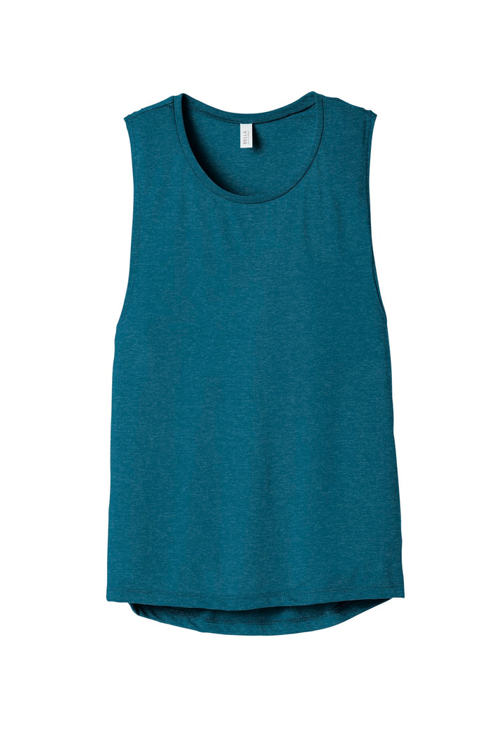 BELLA+CANVAS Women's Flowy Scoop Muscle Tank. BC8803 2 of 2 Bella + Canvas