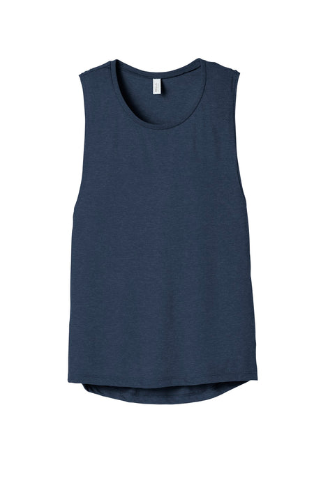 BELLA+CANVAS Women's Flowy Scoop Muscle Tank. BC8803 2 of 2 Bella + Canvas