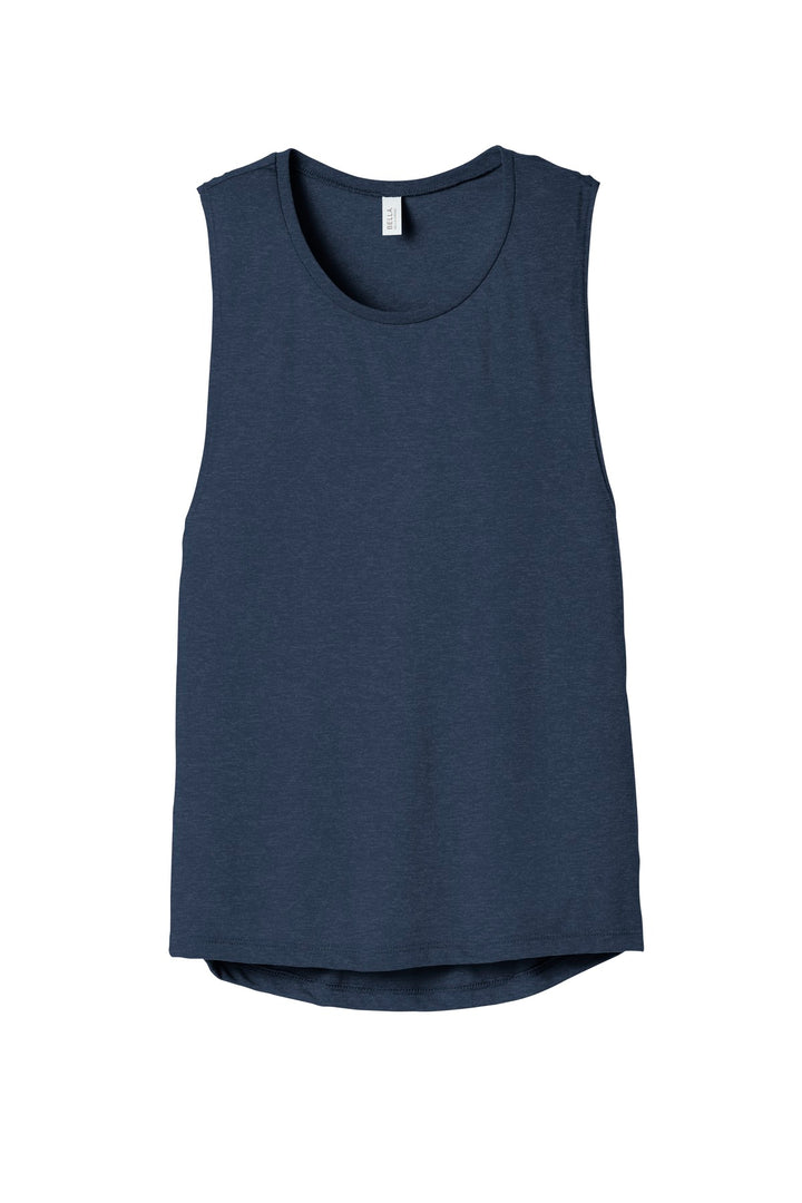 BELLA+CANVAS Women's Flowy Scoop Muscle Tank. BC8803 2 of 2 Bella + Canvas