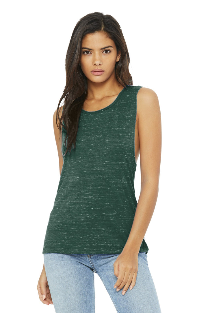 BELLA+CANVAS Women's Flowy Scoop Muscle Tank. BC8803 2 of 2 Bella + Canvas