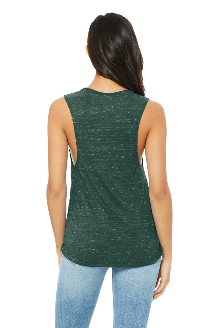BELLA+CANVAS Women's Flowy Scoop Muscle Tank. BC8803 2 of 2 Bella + Canvas