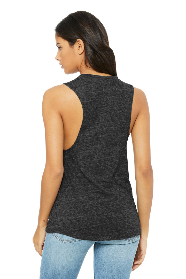 BELLA+CANVAS Women's Flowy Scoop Muscle Tank. BC8803 2 of 2 Bella + Canvas