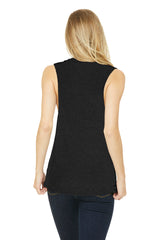 BELLA+CANVAS Women's Flowy Scoop Muscle Tank. BC8803 2 of 2 Bella + Canvas