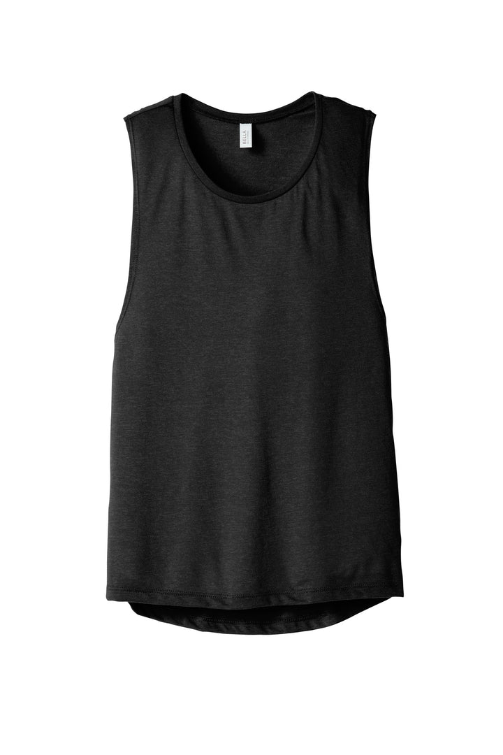 BELLA+CANVAS Women's Flowy Scoop Muscle Tank. BC8803 2 of 2 Bella + Canvas