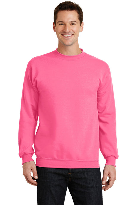 Port & Company Men's Core Fleece Crewneck Sweatshirt. PC78 1of2 Port & Company