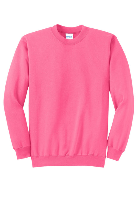 Port & Company Men's Core Fleece Crewneck Sweatshirt. PC78 1of2 Port & Company