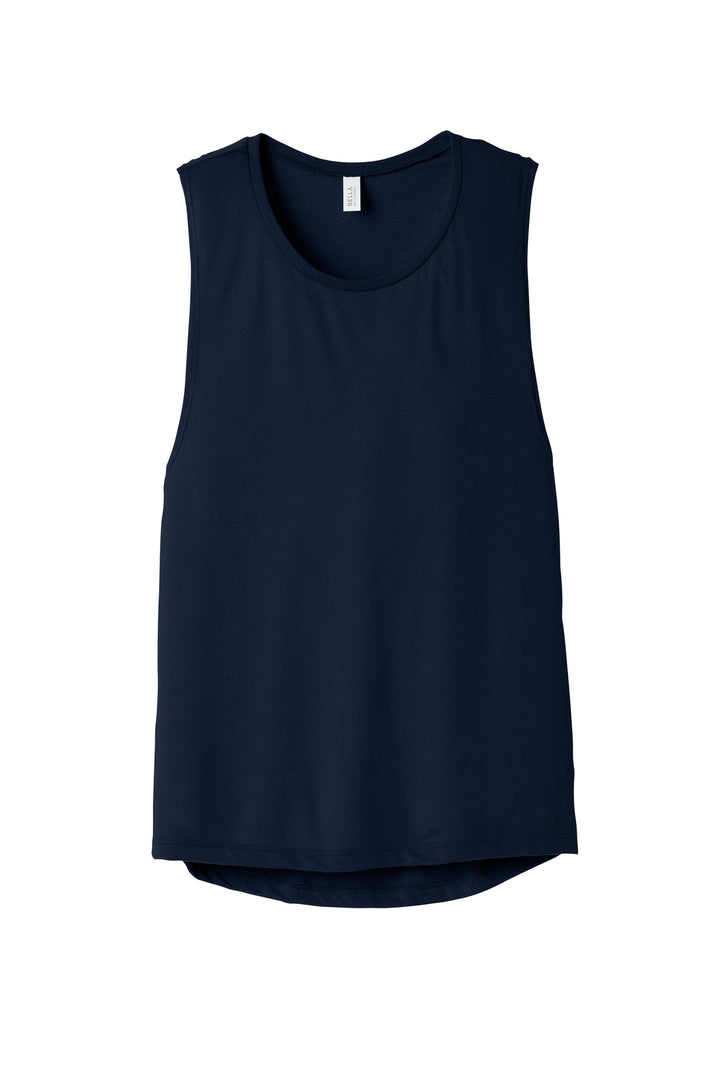 BELLA+CANVAS Women's Flowy Scoop Muscle Tank. BC8803 2 of 2 Bella + Canvas