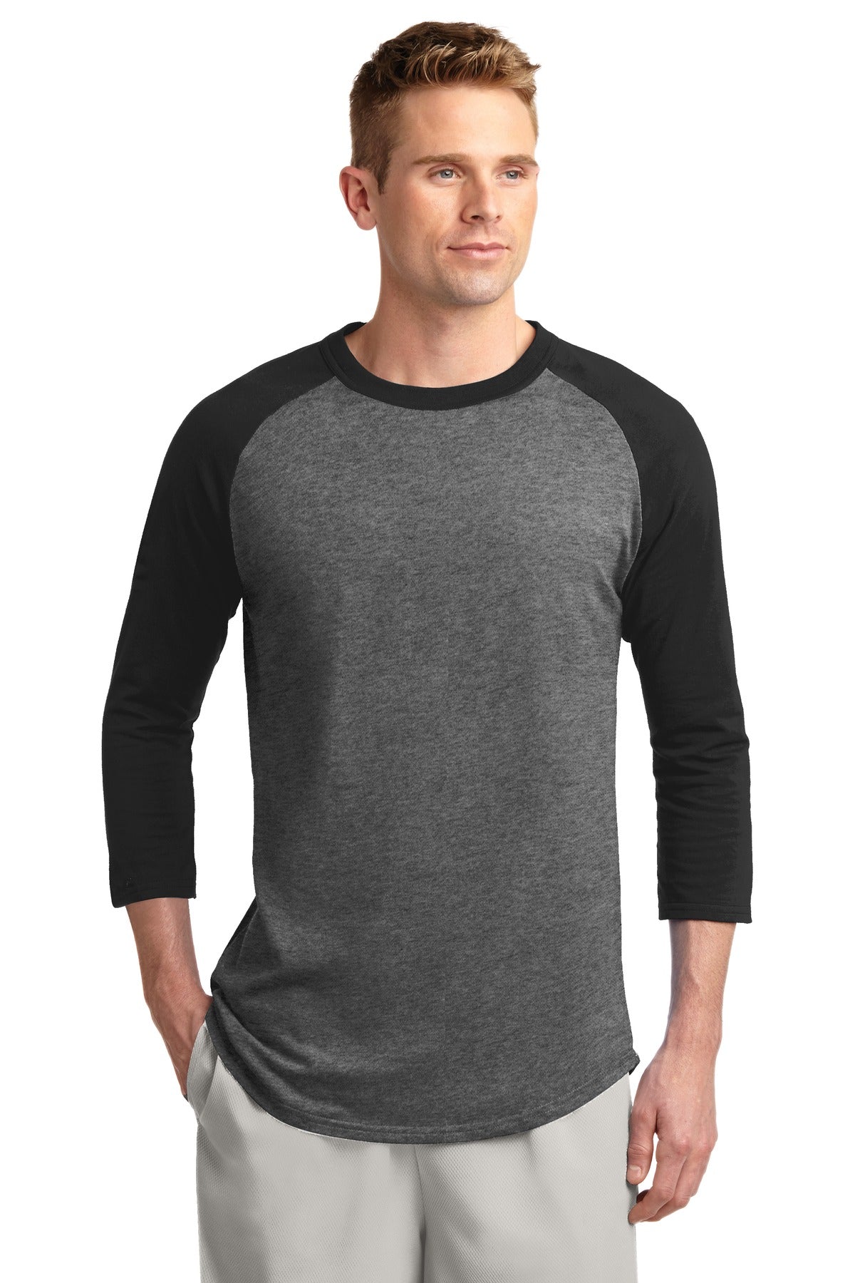 Sport-Tek Men's Colorblock Raglan Jersey