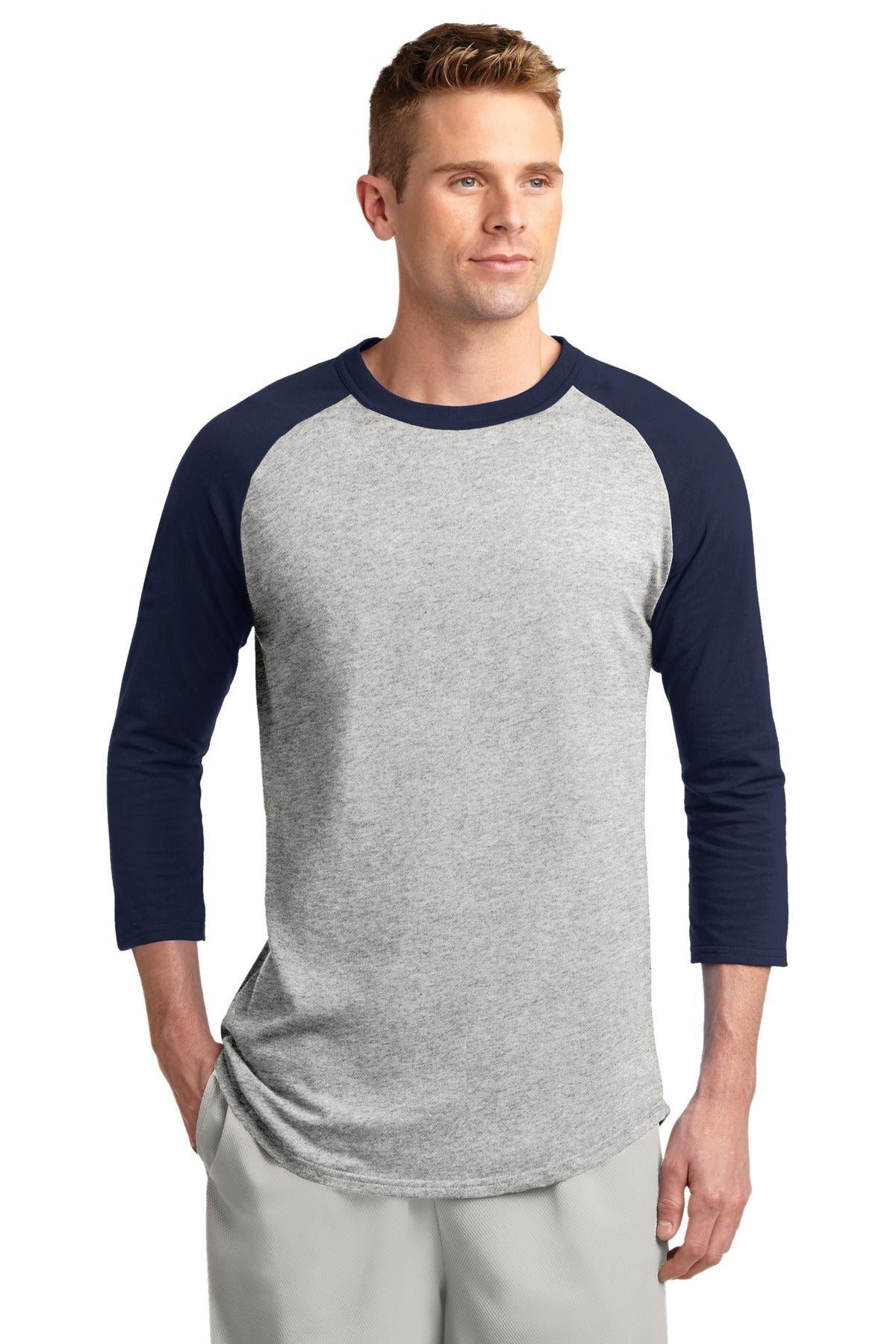 Sport-Tek Men's Colorblock Raglan Jersey