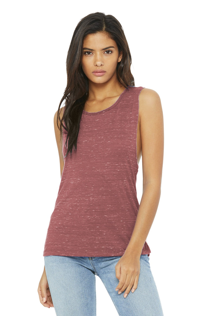 BELLA+CANVAS Women's Flowy Scoop Muscle Tank. BC8803 2 of 2 Bella + Canvas