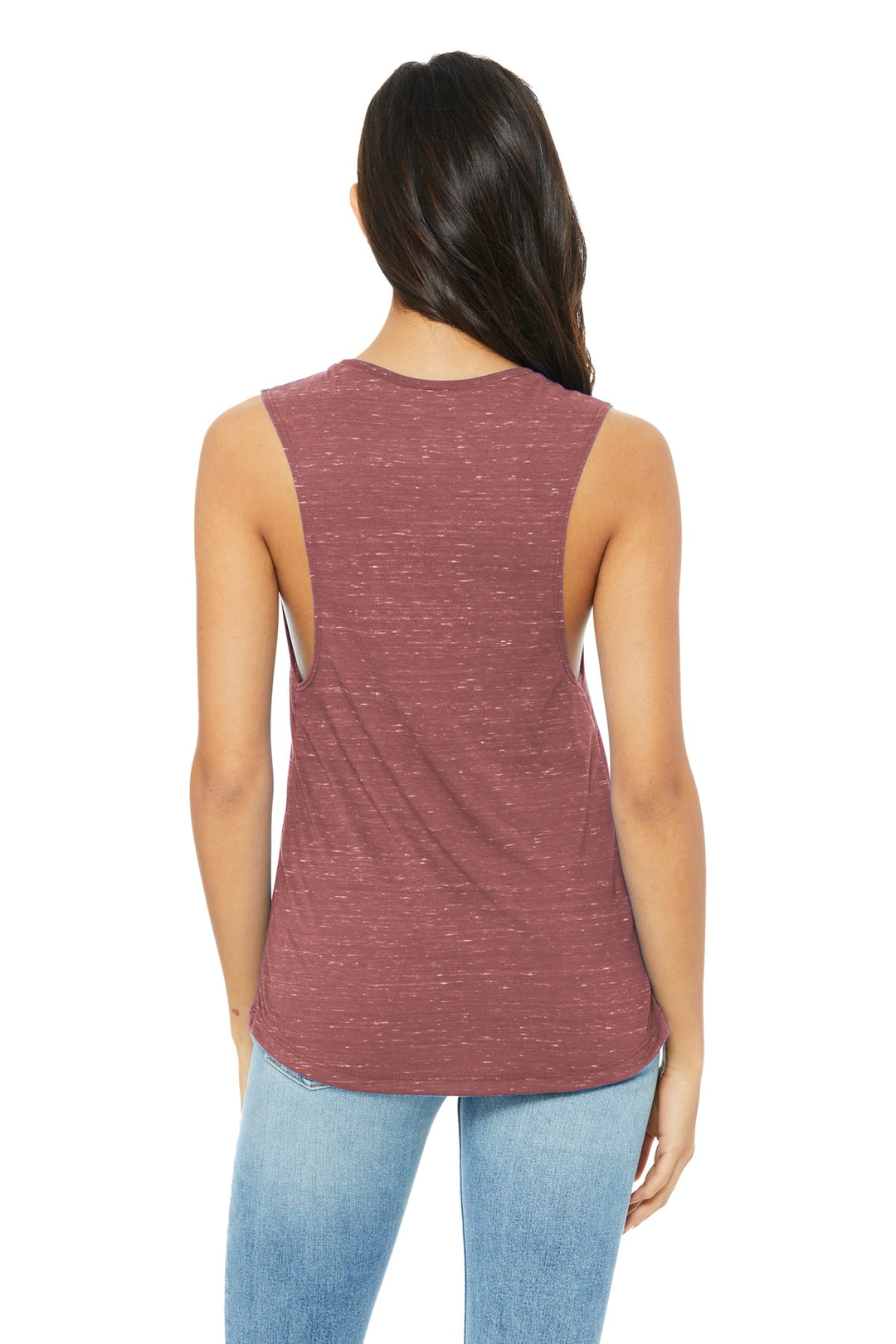BELLA+CANVAS Women's Flowy Scoop Muscle Tank. BC8803 2 of 2 Bella + Canvas