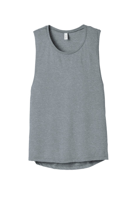 BELLA+CANVAS Women's Flowy Scoop Muscle Tank. BC8803 2 of 2 Bella + Canvas