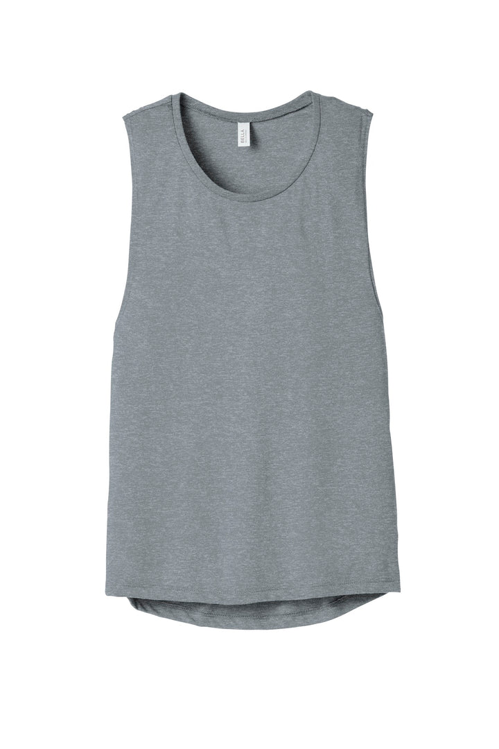 BELLA+CANVAS Women's Flowy Scoop Muscle Tank. BC8803 2 of 2 Bella + Canvas