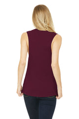 BELLA+CANVAS Women's Flowy Scoop Muscle Tank. BC8803 2 of 2 Bella + Canvas