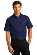 Port Authority Men's Short Sleeve SuperPro React Twill Shirt. W809 1 of 2