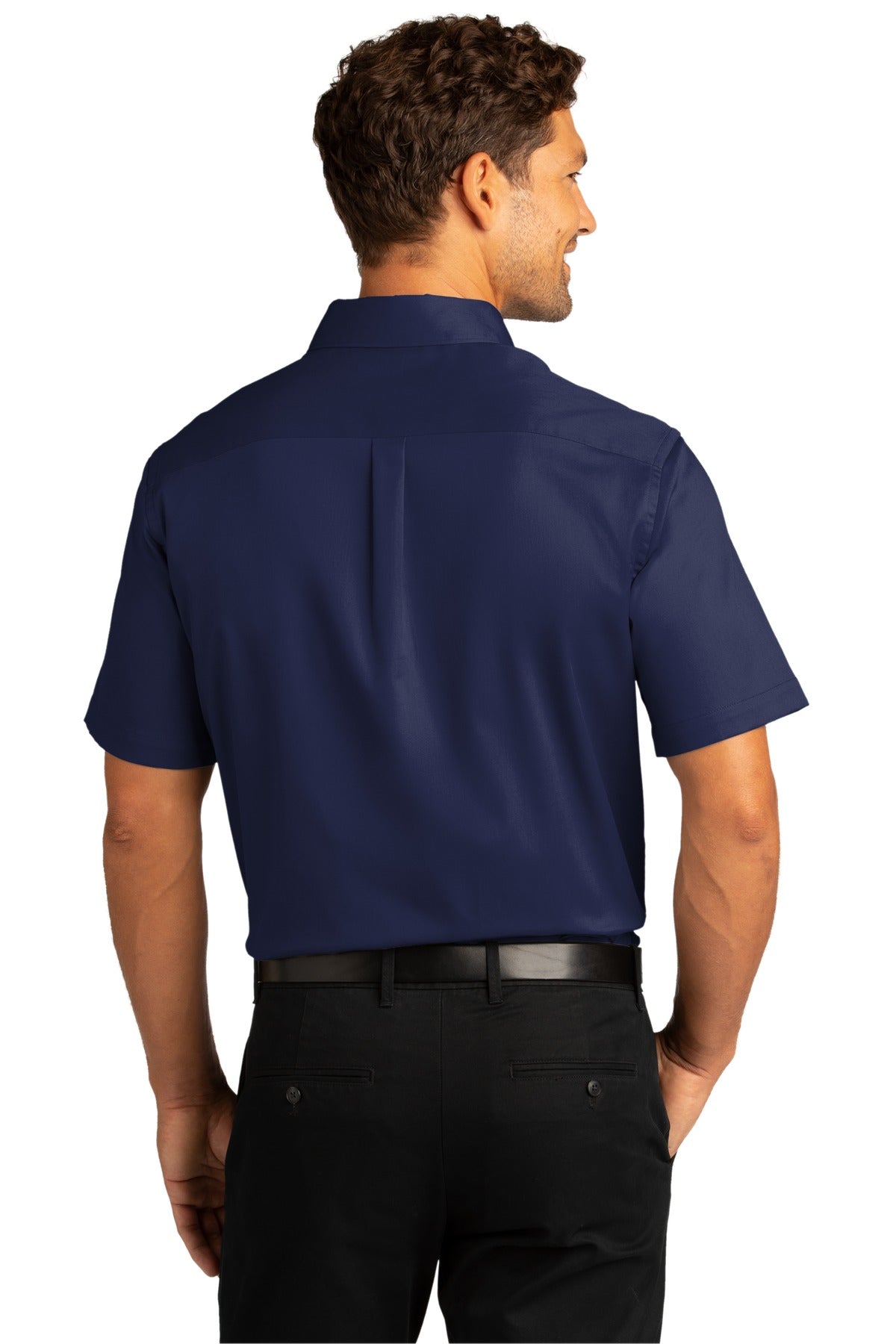 Port Authority Men's Short Sleeve SuperPro React Twill Shirt. W809 1 of 2