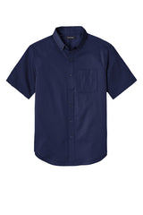 Port Authority Men's Short Sleeve SuperPro React Twill Shirt. W809 1 of 2