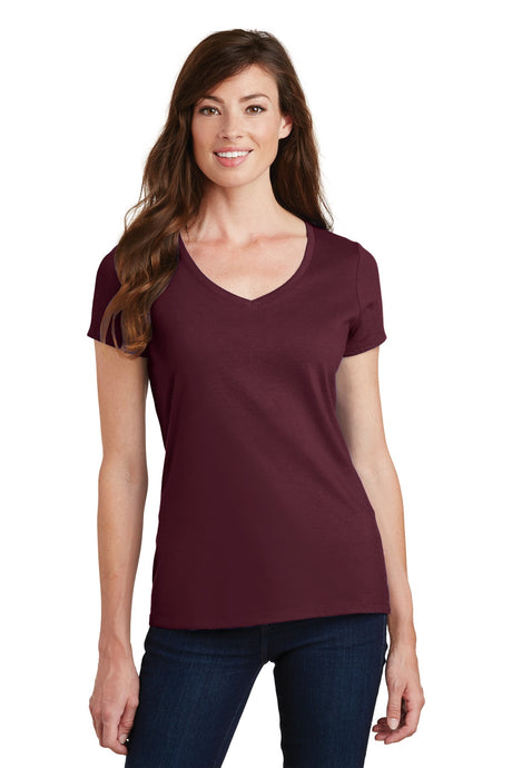 Port & Company Ladies Fan Favorite V-Neck Tee. LPC450V 1of2 Port & Company
