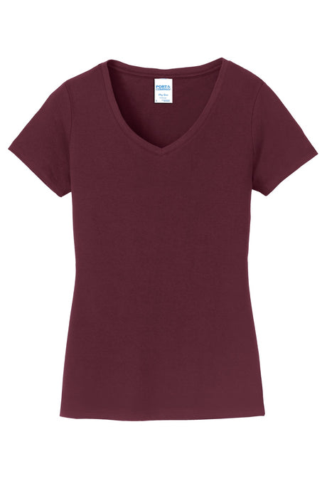 Port & Company Ladies Fan Favorite V-Neck Tee. LPC450V 1of2 Port & Company