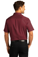 Port Authority Men's Short Sleeve SuperPro React Twill Shirt. W809 1 of 2