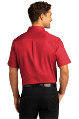 Port Authority Men's Short Sleeve SuperPro React Twill Shirt. W809 1 of 2