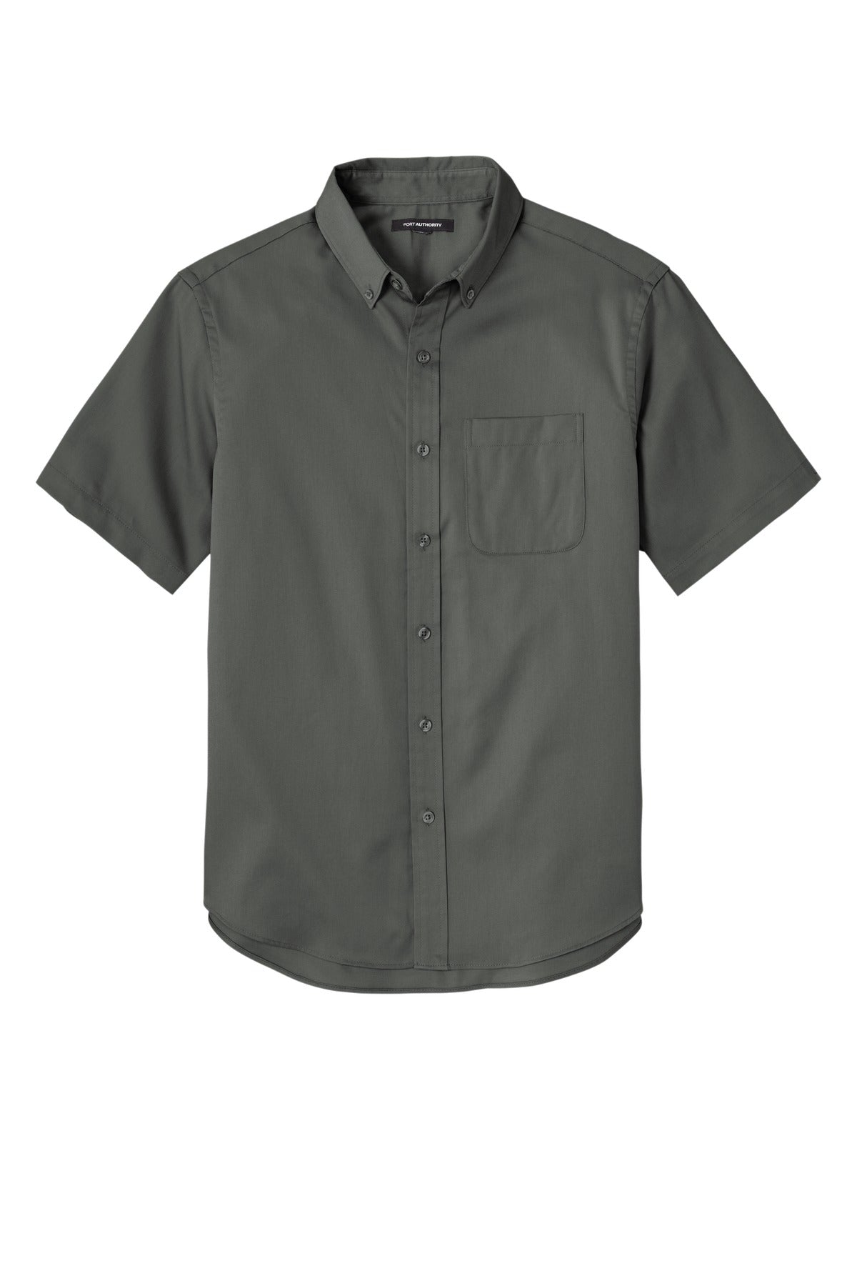 Port Authority Men's Short Sleeve SuperPro React Twill Shirt. W809 1 of 2